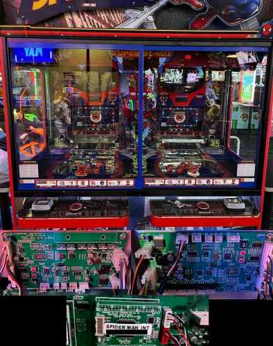 ArcadeMachineRepairs.com - Spider-Man Coin Pusher Game